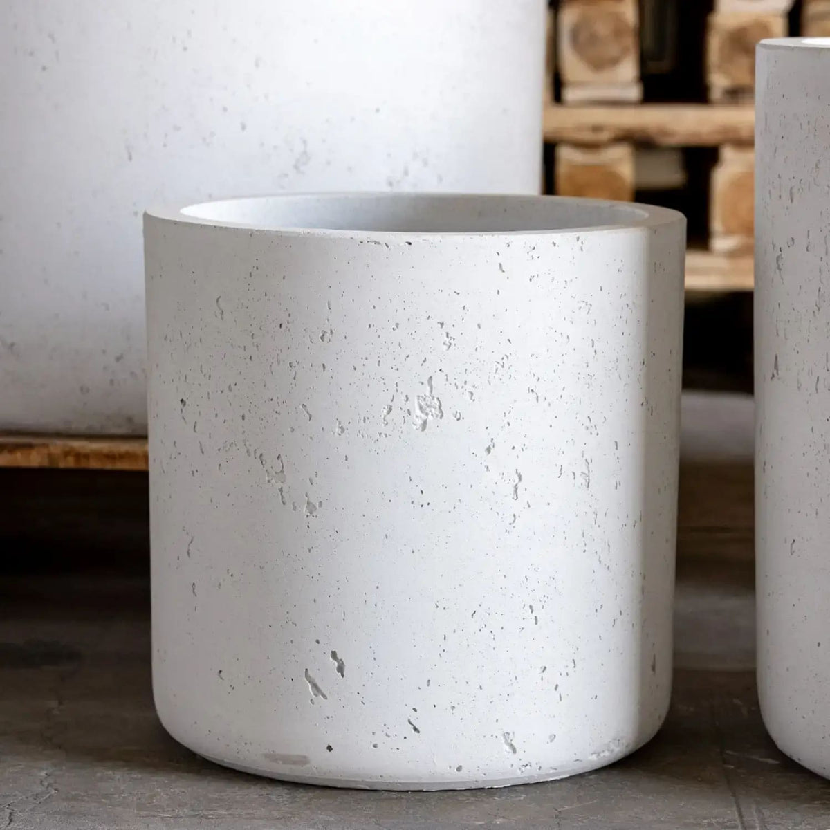 Jobu Home Cylinder Planter in a minimalist design for modern home decor