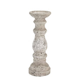 Small Stone Ceramic Column Candle Holder STONE CERAMIC Shades 4 Seasons