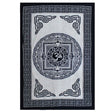 Single Cotton Bedspread and Wall Hanging - Mono - OM Mandala AW-Dropship