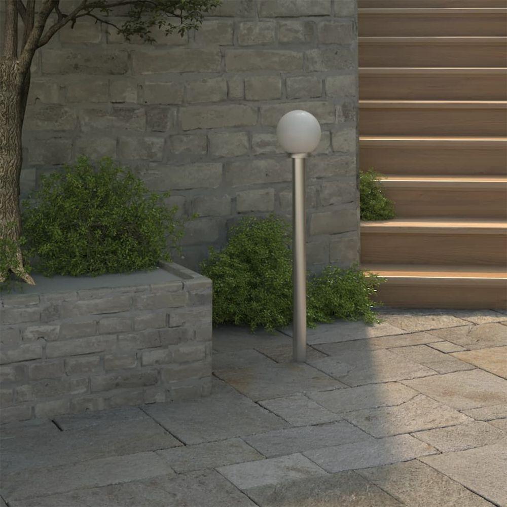 vidaXL Garden Lamp Post with Globe Lights Outdoor Decor 1 lamp vidaXL