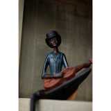 Shades 4 Seasons Sitting Jazz Band Musician Figurine Shades 4 Seasons