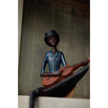 Shades 4 Seasons Sitting Jazz Band Musician Figurine Shades 4 Seasons