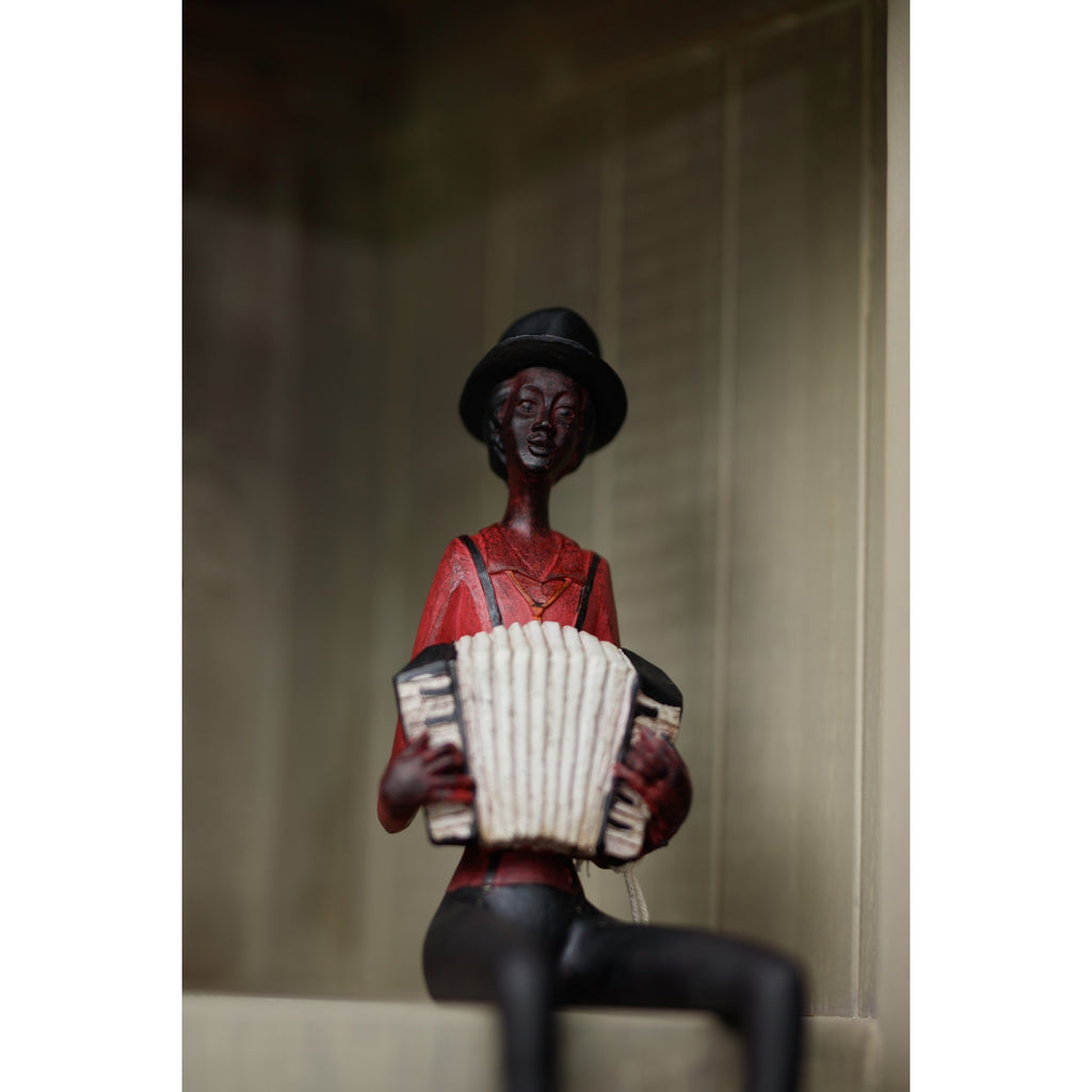 Shades 4 Seasons Sitting Jazz Band Musician Figurine Shades 4 Seasons