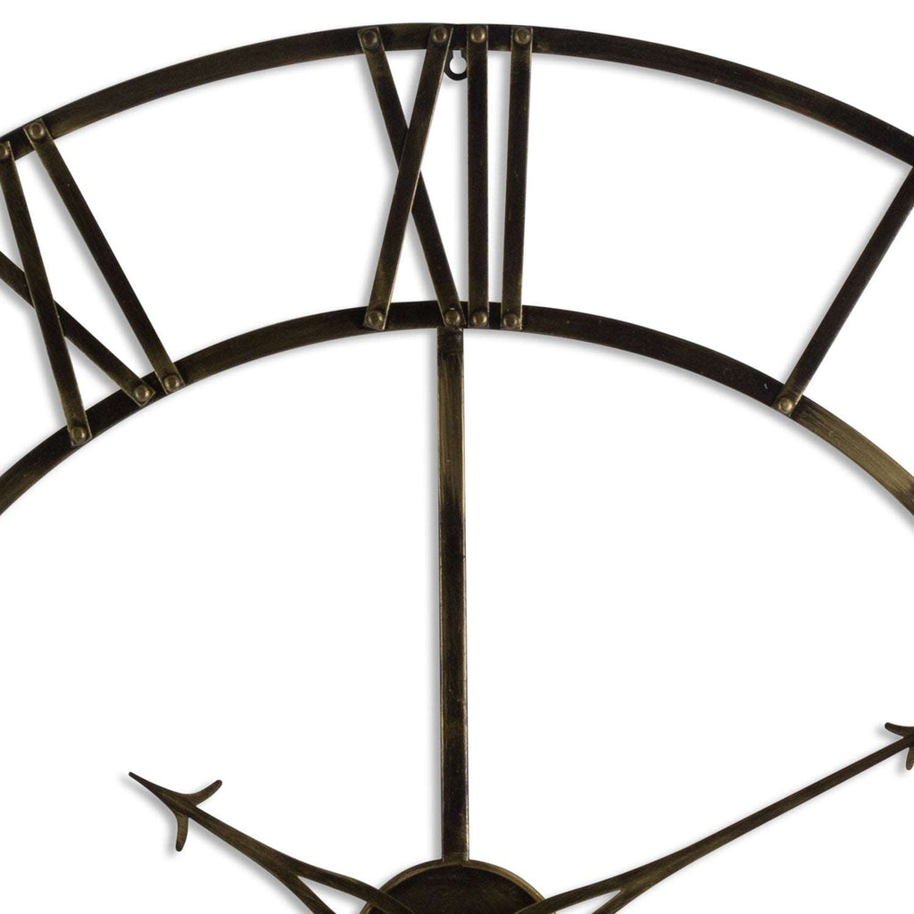 Shades 4 Seasons Large Antique Skeleton Clock Wall Decor Shades 4 Seasons