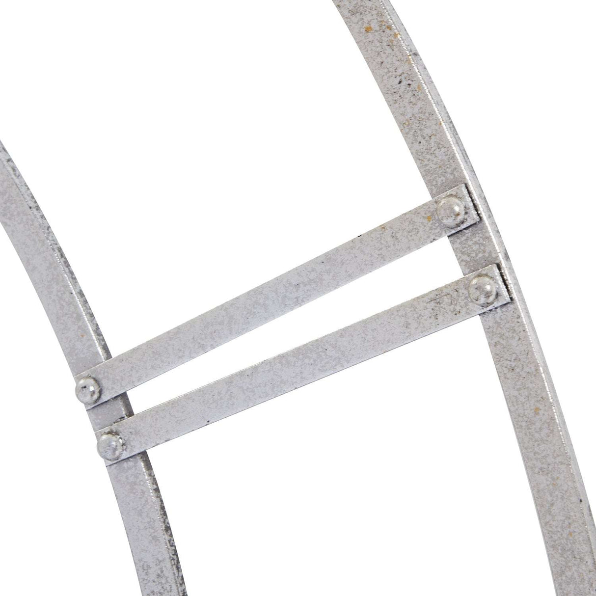 Large Silver Foil Skeleton Wall Clock Shades 4 Seasons