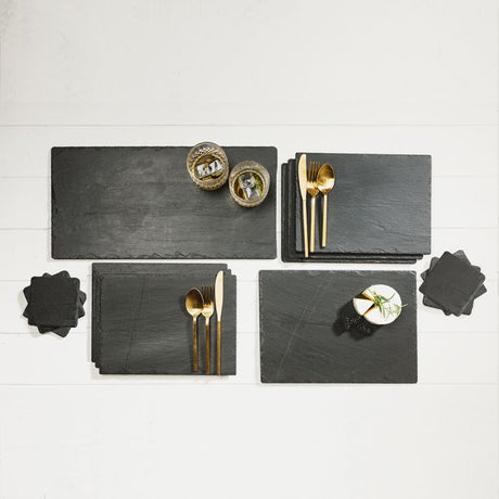 Elegant Selbrae House Slate Gift Set featuring various serving platters and utensils for entertaining
