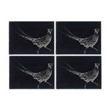 Selbrae House Slate Gift Set with Four Slate Coasters featuring Pheasant Design