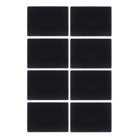 Selbrae House Slate Gift Set featuring eight elegant black slate coasters for stylish entertaining