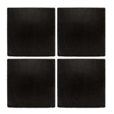 Selbrae House Slate Gift Set of Four Coasters in Elegant Black Finish