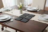 Slate Gift Set featuring elegant coasters on a beautifully laid dining table for stylish entertaining