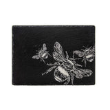 Slate Placemat with Hand-Engraved Bees Design from Selbrae House for Elegant Dining