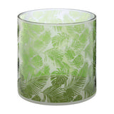 Orsina Green Tropical Leaf Candle Holder for a Stylish and Natural Home Decor