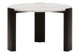 Palermo Round White Marble Top Small Coffee Table Orsina