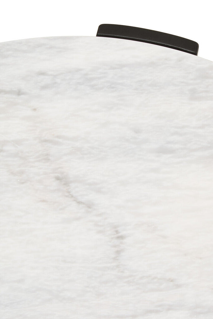 Palermo Round White Marble Top Small Coffee Table Orsina