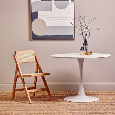 Laila Small Dining Table With White Top Orsina