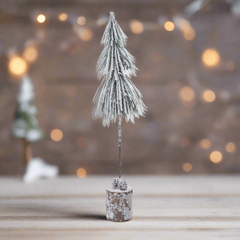 Shades 4 Seasons Small Snowy Tree for Christmas Decor Shades 4 Seasons