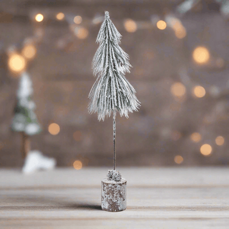 Shades 4 Seasons Small Snowy Tree for Christmas Decor Shades 4 Seasons