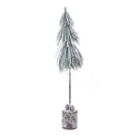 Shades 4 Seasons Small Snowy Tree for Christmas Decor BROWN PLASTIC Shades 4 Seasons