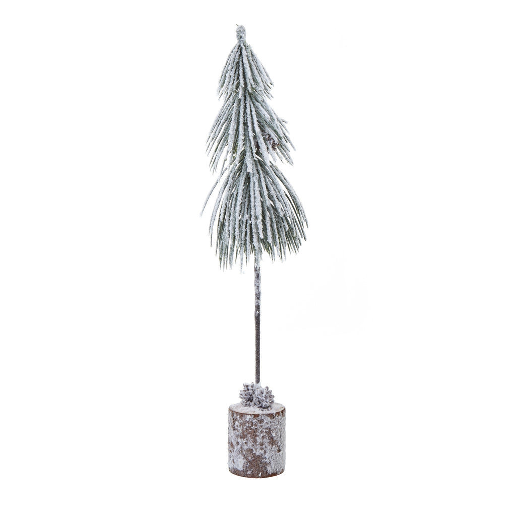 Shades 4 Seasons Small Snowy Tree for Christmas Decor BROWN PLASTIC Shades 4 Seasons