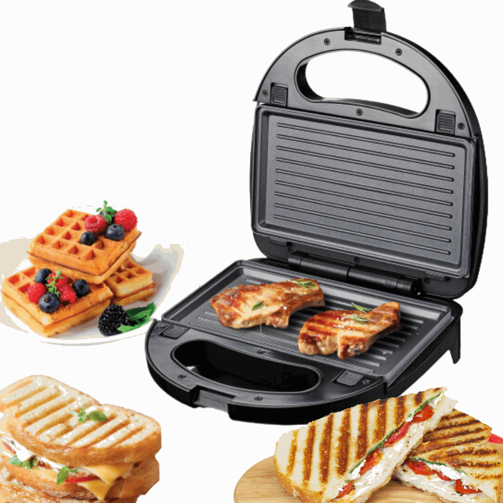 DK 3-in-1 Snack Maker with Detachable Plates DK