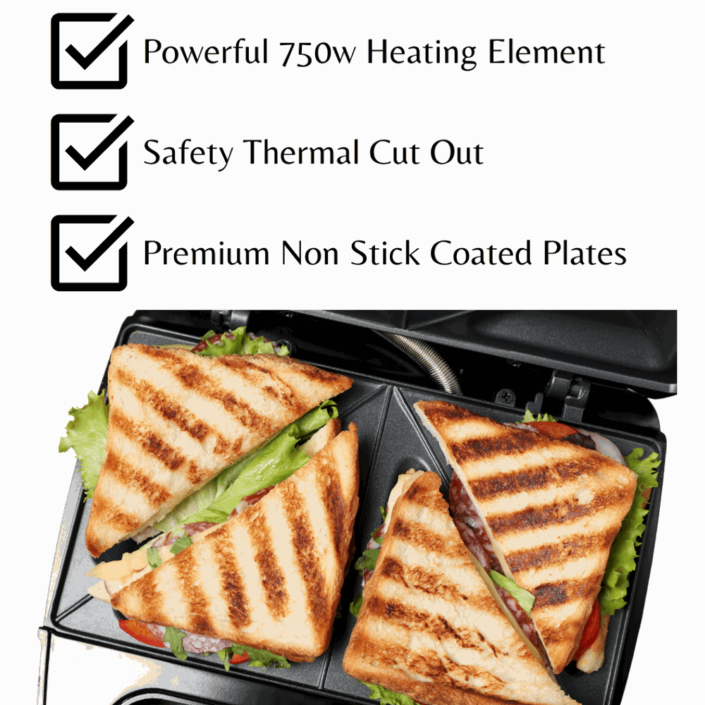 DK 3-in-1 Snack Maker with Detachable Plates DK