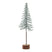 Small Snowy Spindle Tree In Wood Log BROWN PLASTIC Shades 4 Seasons