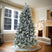 Shades 4 Seasons Extra Large Snowy Spruce Tree for Christmas Decor WHITE PLASTIC Shades 4 Seasons