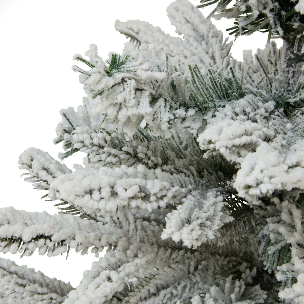 Snowy Spruce Tree Christmas Room Decoration by Shades 4 Seasons Shades 4 Seasons