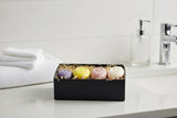 Eco Bath London Gift Box featuring colourful Soap On A Rope in a stylish black box