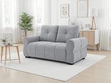 Comfortable grey 2-Seater Sofa with plush cushions, perfect for modern living rooms