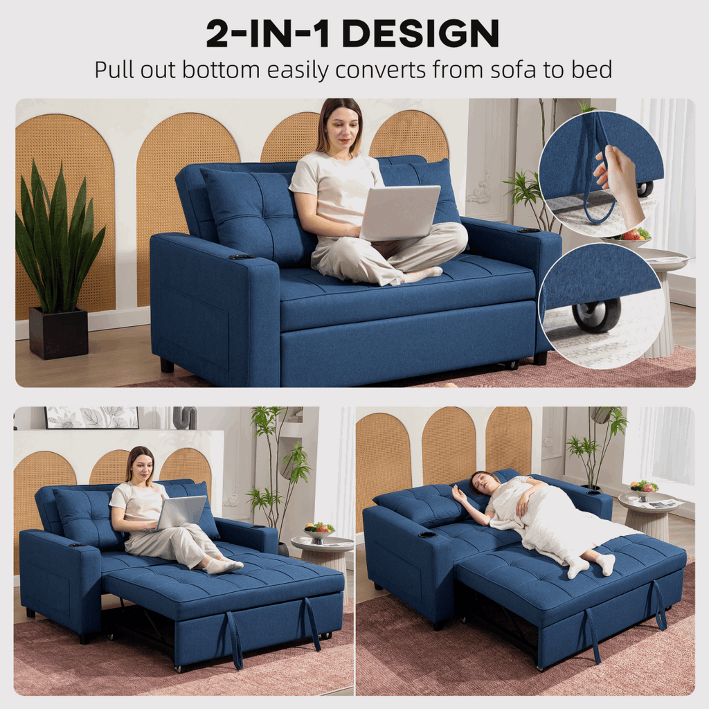 Stylish Blue Sofa Chair for Modern Living Rooms N/A