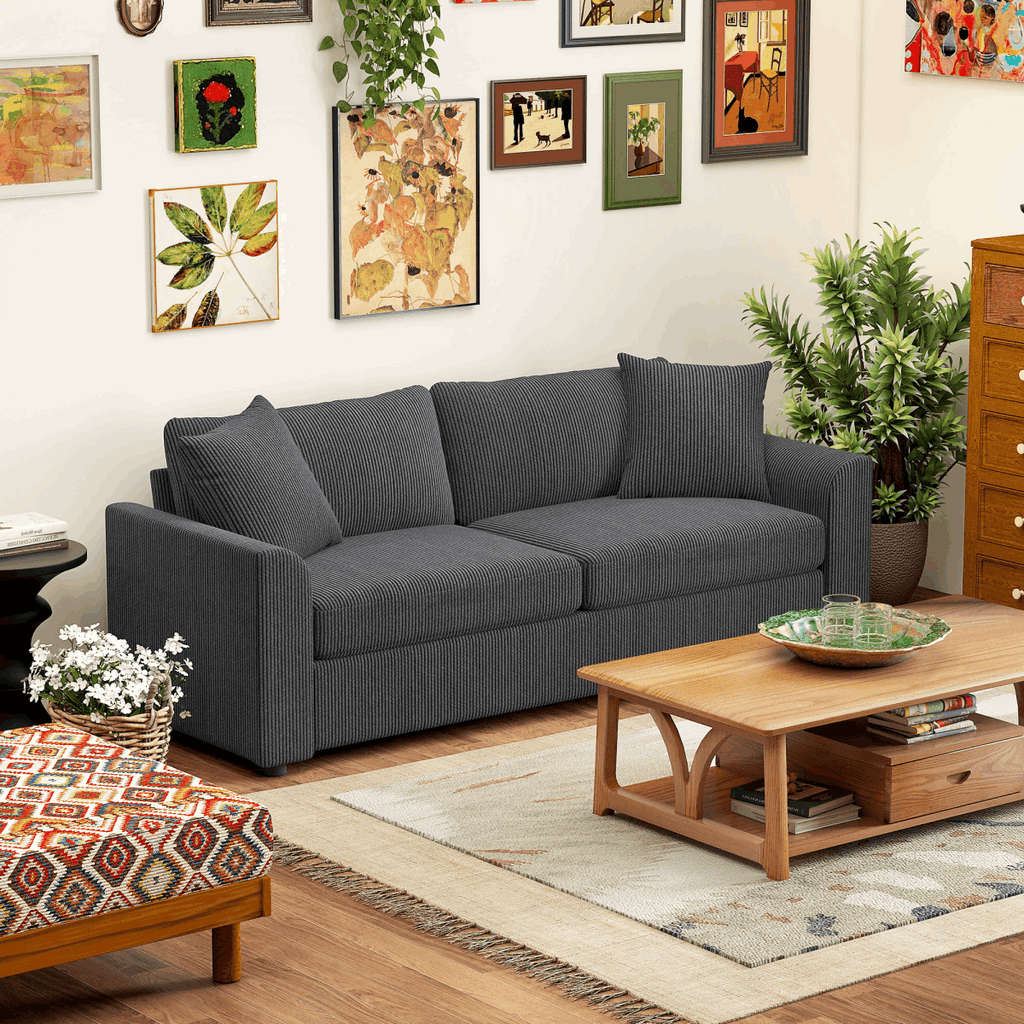 Stylish Grey Sofa Chair for Contemporary Decor N/A