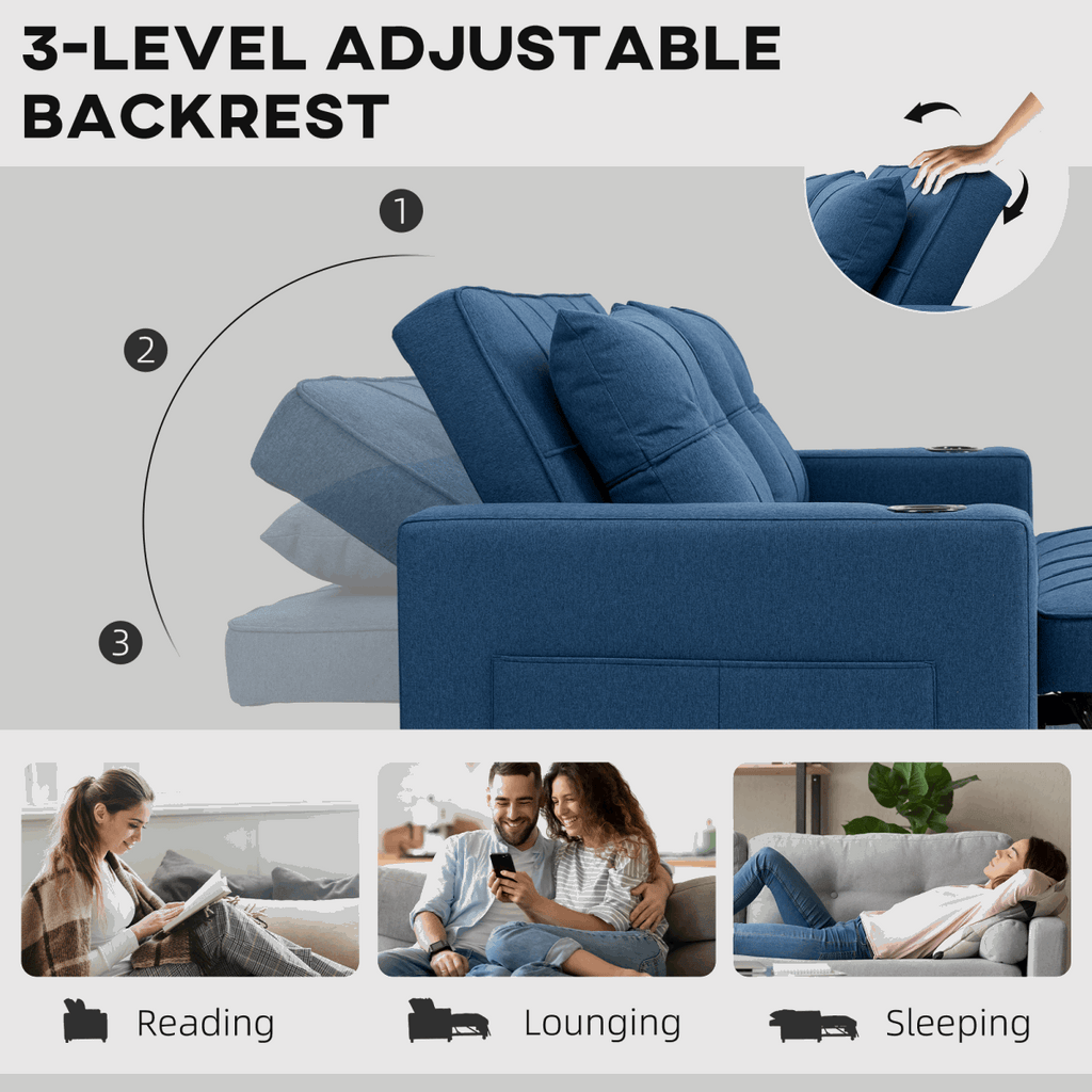 Stylish Blue Sofa Chair for Modern Living Rooms N/A