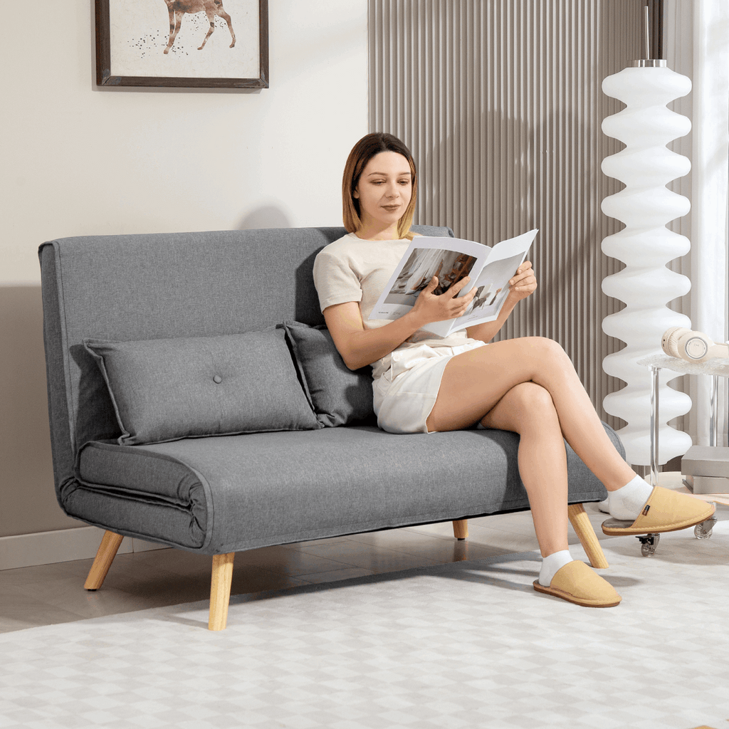 Stylish Grey Sofa Chair for Modern Living Room Decor N/A