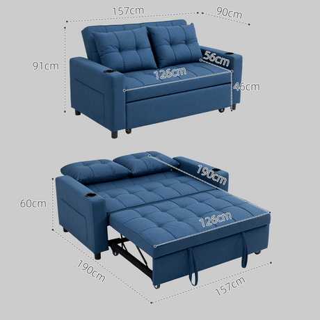 Stylish Blue Sofa Chair for Modern Living Rooms N/A