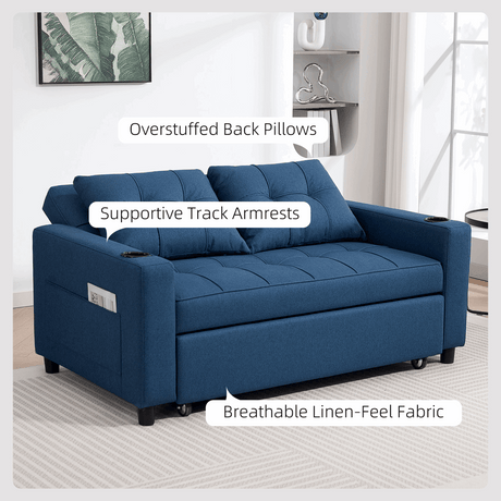Stylish Blue Sofa Chair for Modern Living Rooms N/A