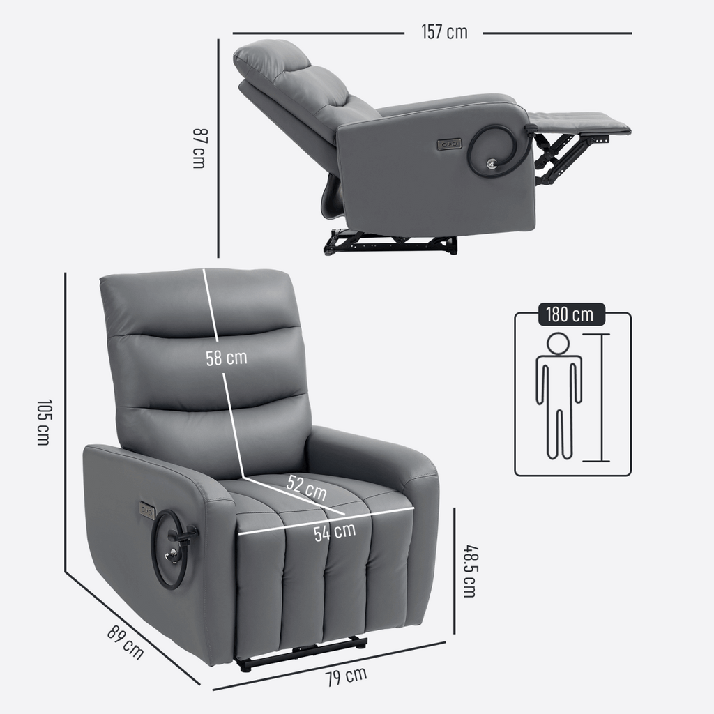 Stylish Recliner Sofa Chair for Ultimate Comfort N/A