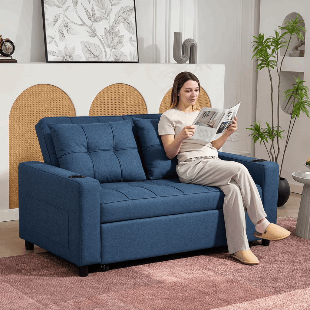 Stylish Blue Sofa Chair for Modern Living Rooms N/A