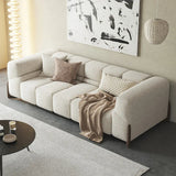 Nisu Home Modern Sofa in Light Beige with Soft Cushions and Stylish Design for Living Spaces