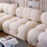 Nisu Home Cream Coloured Sofa with Soft, Cushioned Design for Comfortable Seating