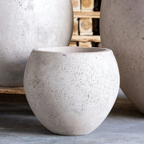 Jobu Home Sphere Planter in a stylish round design, perfect for indoor or outdoor use with a modern finish