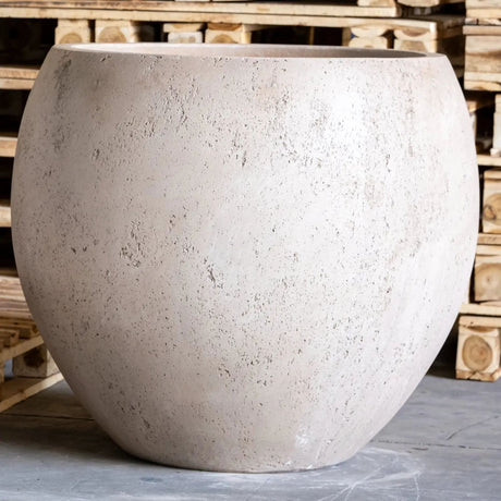 Jobu Home Sphere Planter in a smooth, rounded design, ideal for modern indoor plants