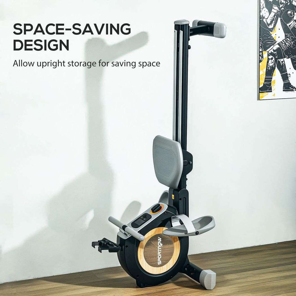 SPORTNOW 16-Level Magnetic Rowing Machine With LCD Monitor SPORTNOW