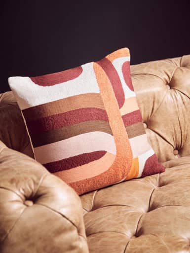 Bosie Ozella Multi Coloured Square Cushion Orsina