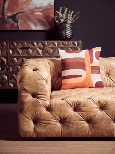 Bosie Ozella Multi Coloured Square Cushion Orsina