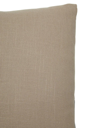 Bosie Ozella Natural And Grey Square Cushion Orsina