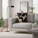 Bosie Ozella Natural And Black Square Cushion Orsina