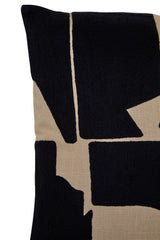 Bosie Ozella Natural And Black Square Cushion Orsina