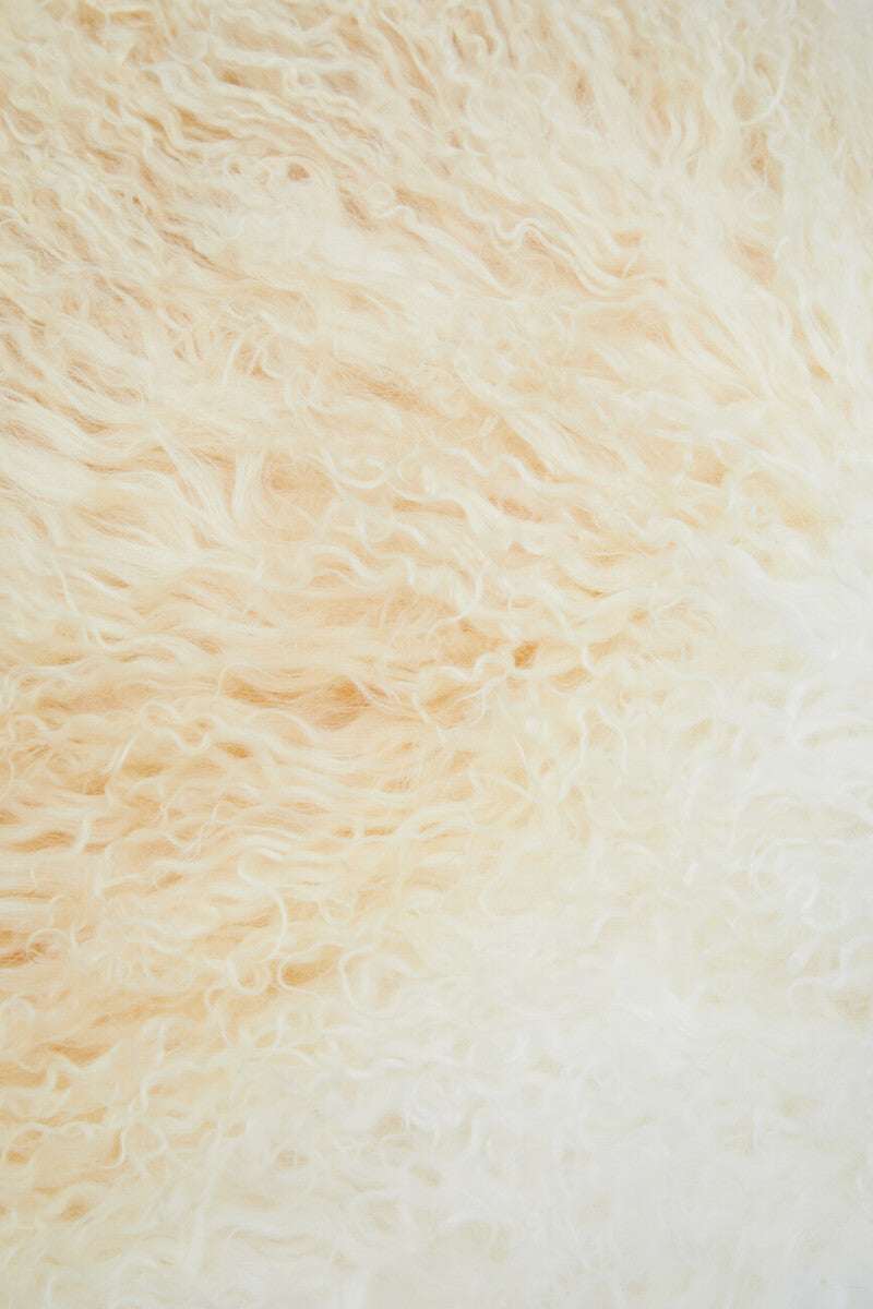 Orsina Soft Square Cushion with a Fluffy Texture in Cream Colour for Comfort and Style