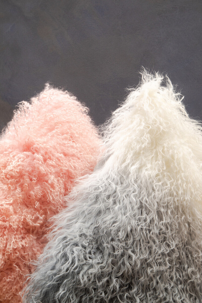 Orsina Square Cushion in soft pink and white textures for stylish home decor